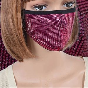 Pink Bling Mask